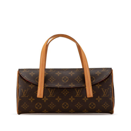 Louis Vuitton Sonatine Brown Canvas Hand Bag