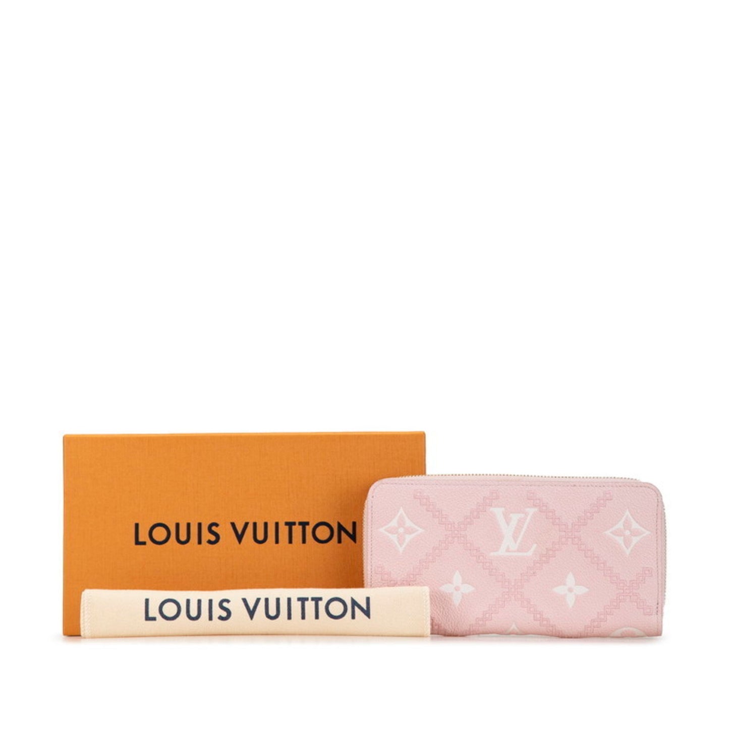 Louis Vuitton Zippy wallet Pink Canvas Wallet Accessories