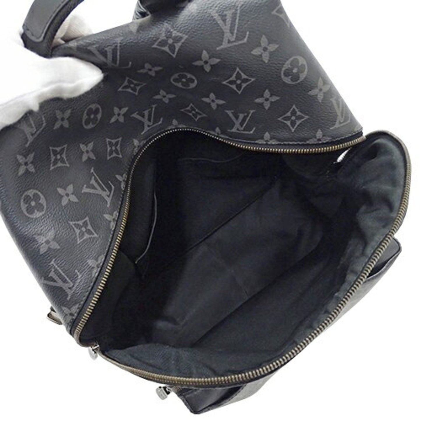 Louis Vuitton Eclipse Black Canvas Backpack Bag