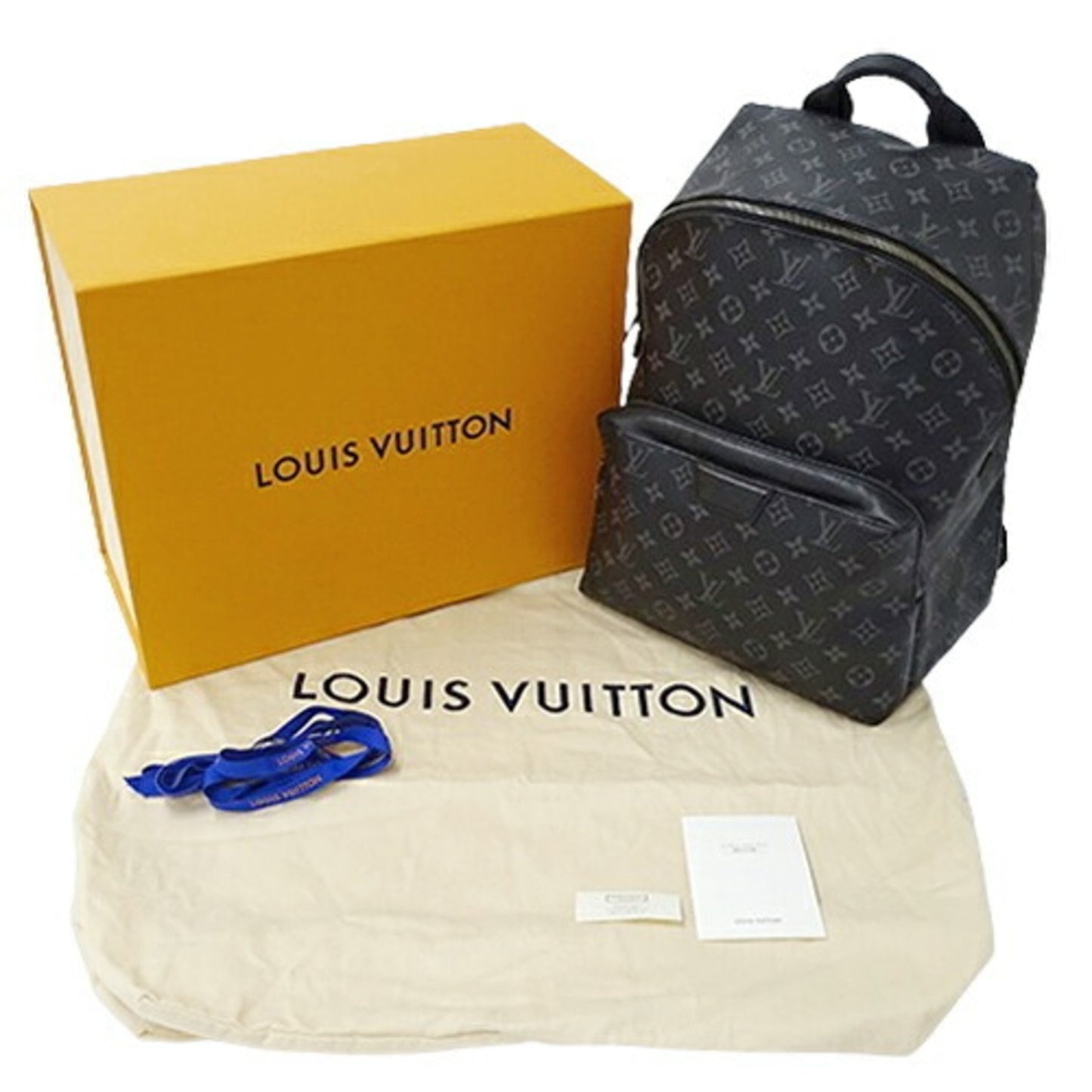 Louis Vuitton Eclipse Black Canvas Backpack Bag