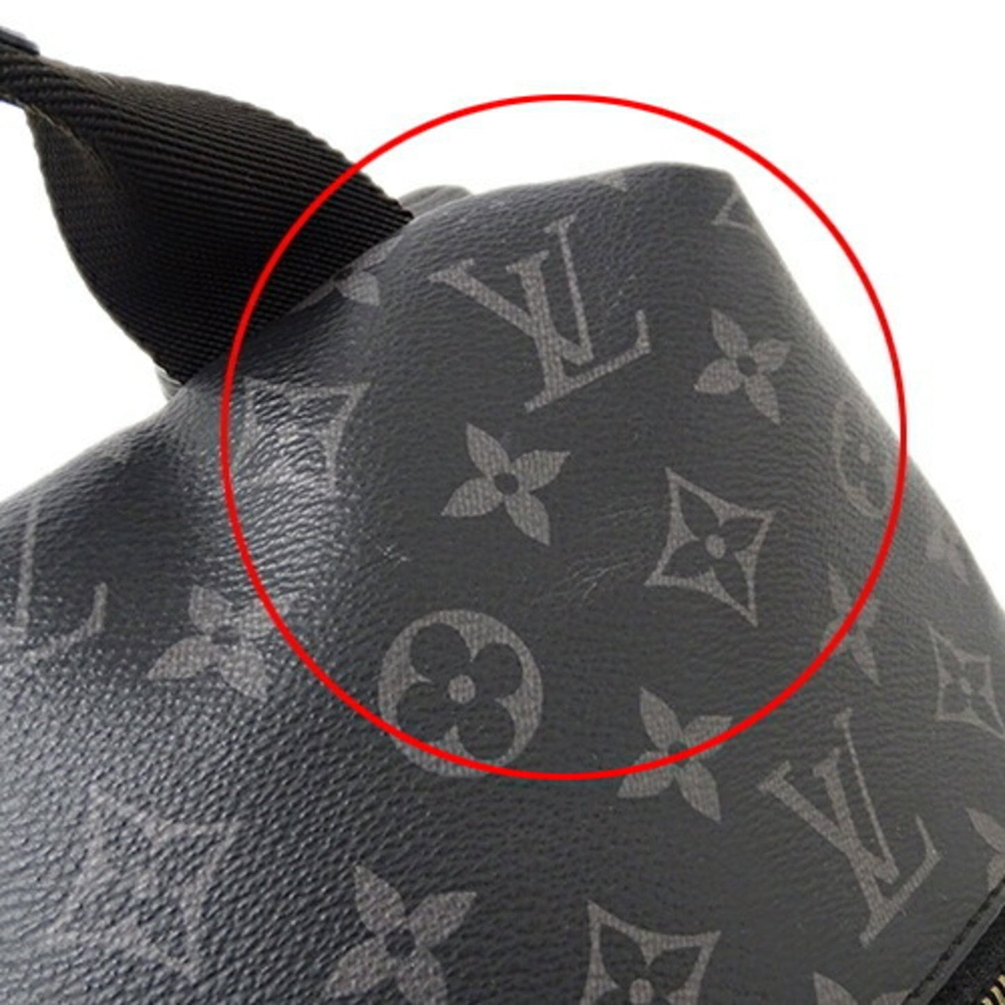 Louis Vuitton Eclipse Black Canvas Backpack Bag