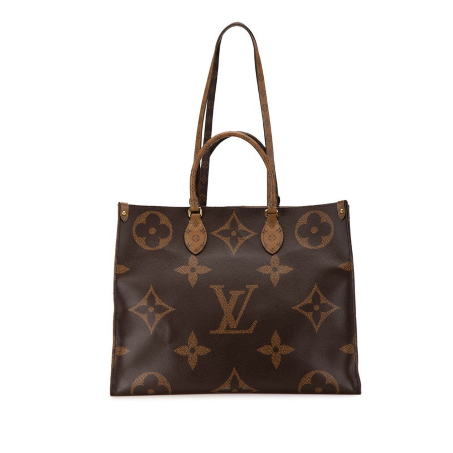 Louis Vuitton Onthego GM Brown Canvas Tote Bag