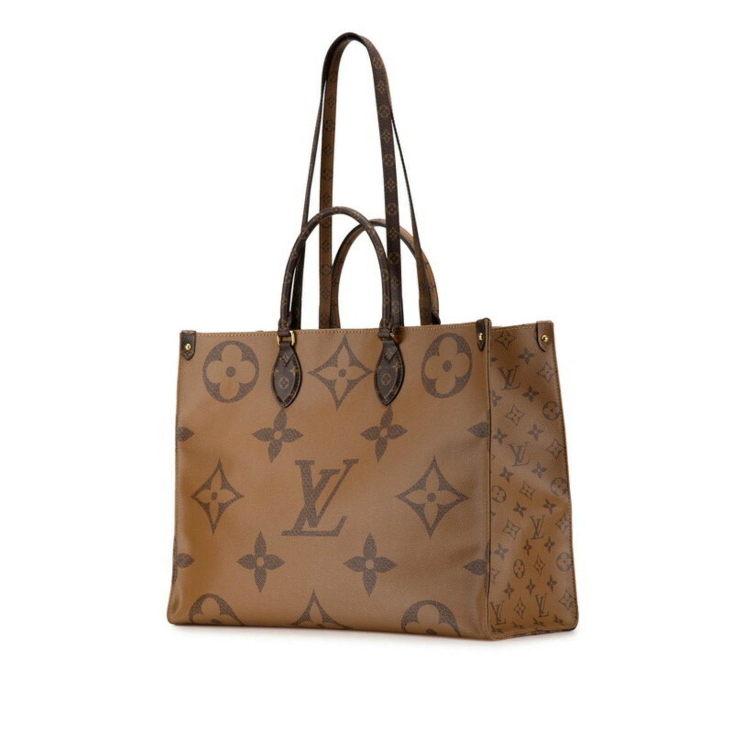 Louis Vuitton Onthego GM Brown Canvas Tote Bag