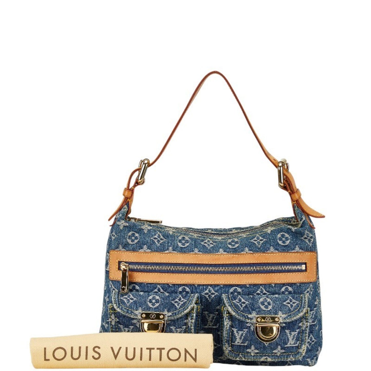 Louis Vuitton Baggy Blue Denim - Jeans Hand Bag