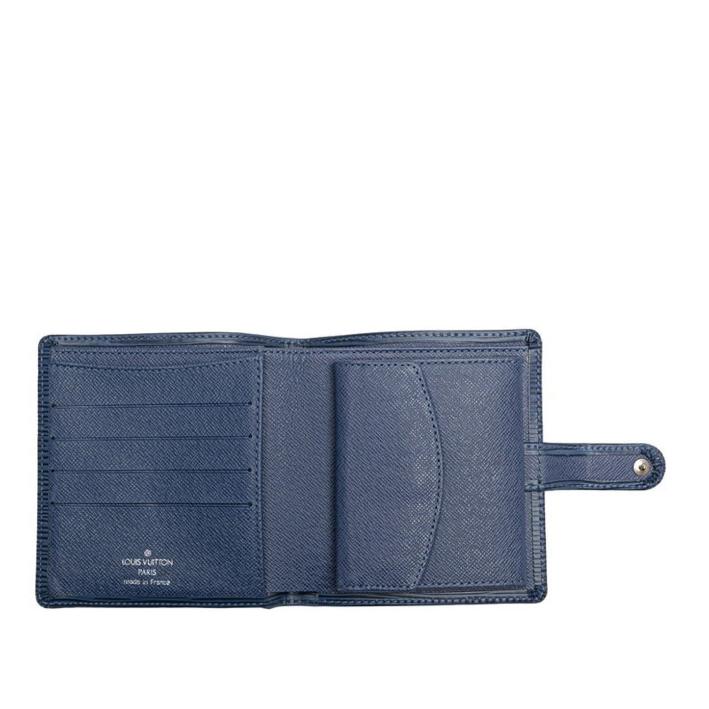 Louis Vuitton Porte billet Blue Leather Wallet Accessories