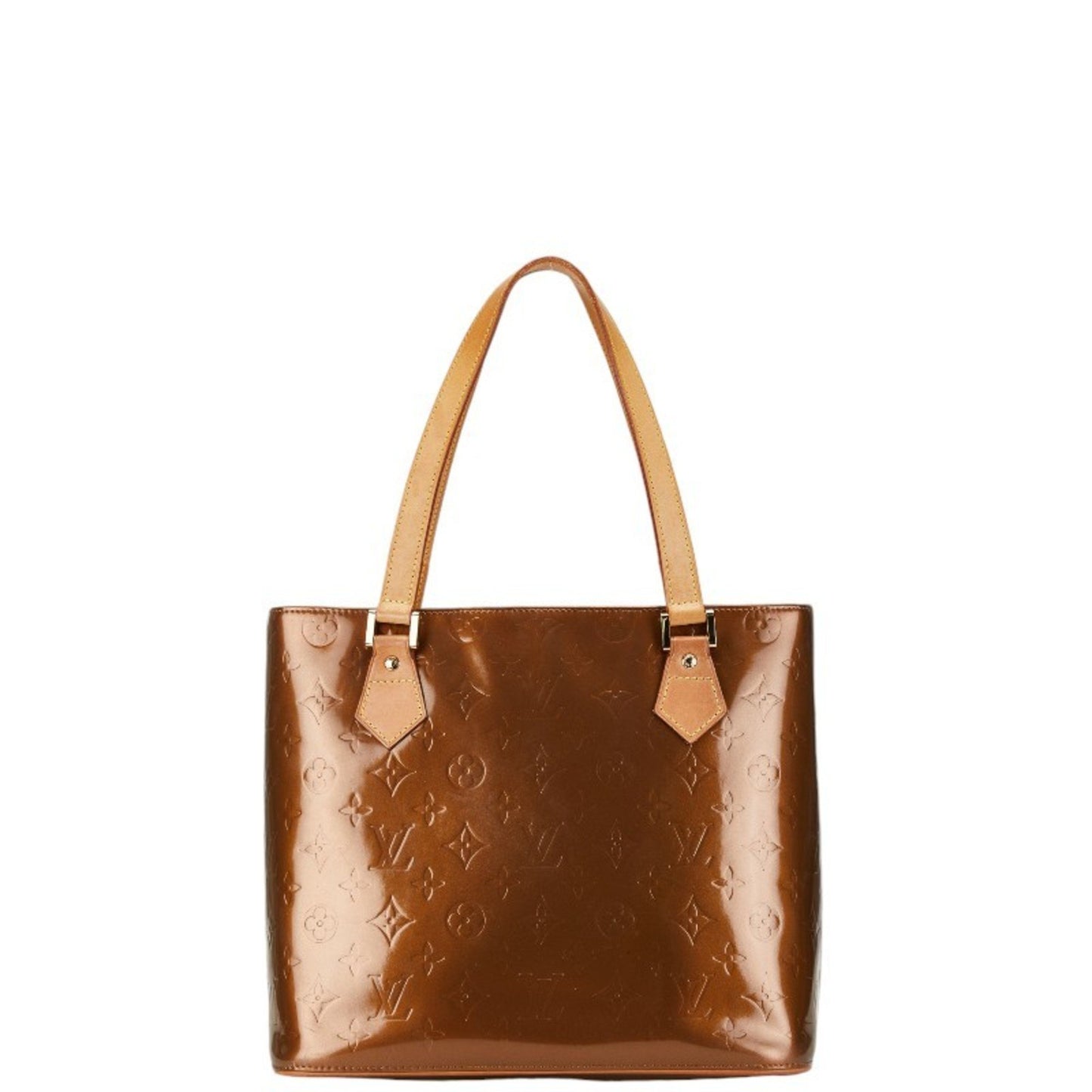 Louis Vuitton Houston Copper Patent Leather Tote Bag