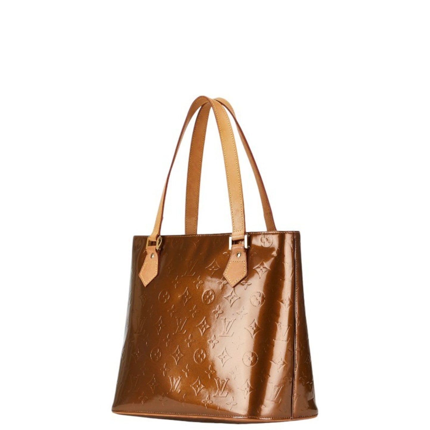 Louis Vuitton Houston Copper Patent Leather Tote Bag