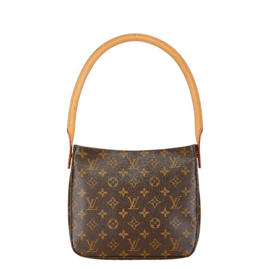 Louis Vuitton Looping MM Brown Canvas Shoulder Bag