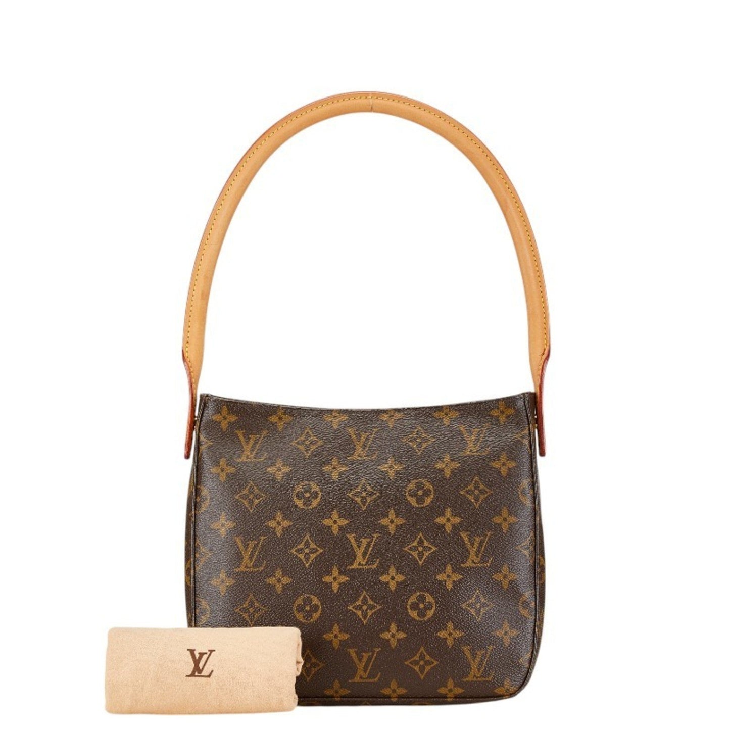 Louis Vuitton Looping MM Brown Canvas Shoulder Bag