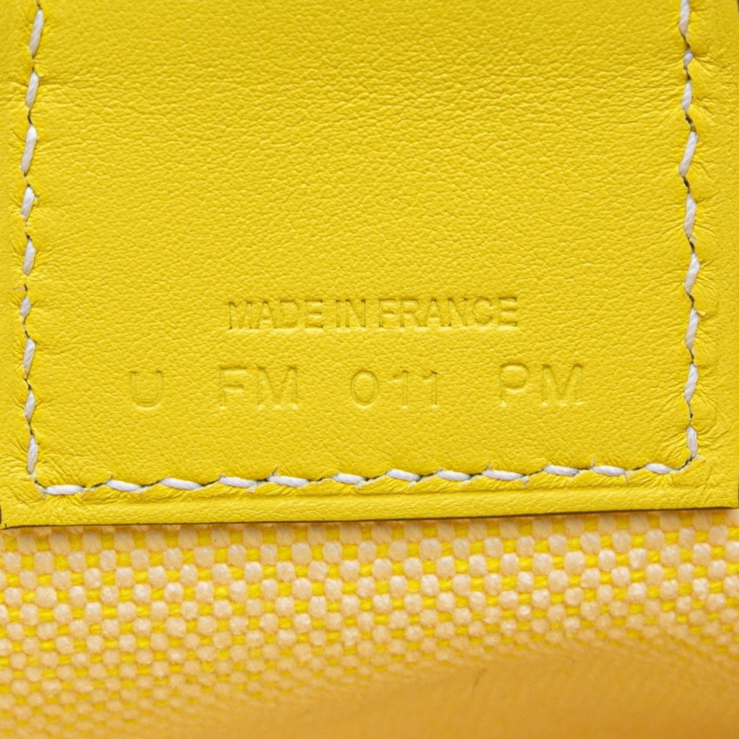 Hermès Steeple Tote Yellow Canvas Tote Bag