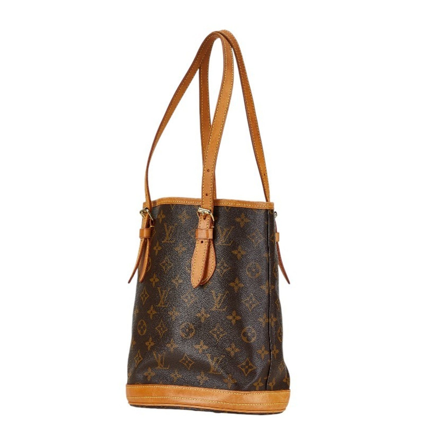 Louis Vuitton Bucket PM Brown Canvas Shoulder Bag