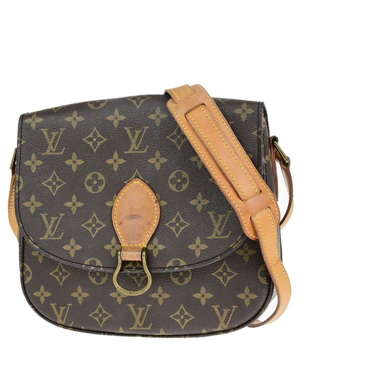 Louis Vuitton Saint Cloud Brown Canvas Shoulder Bag