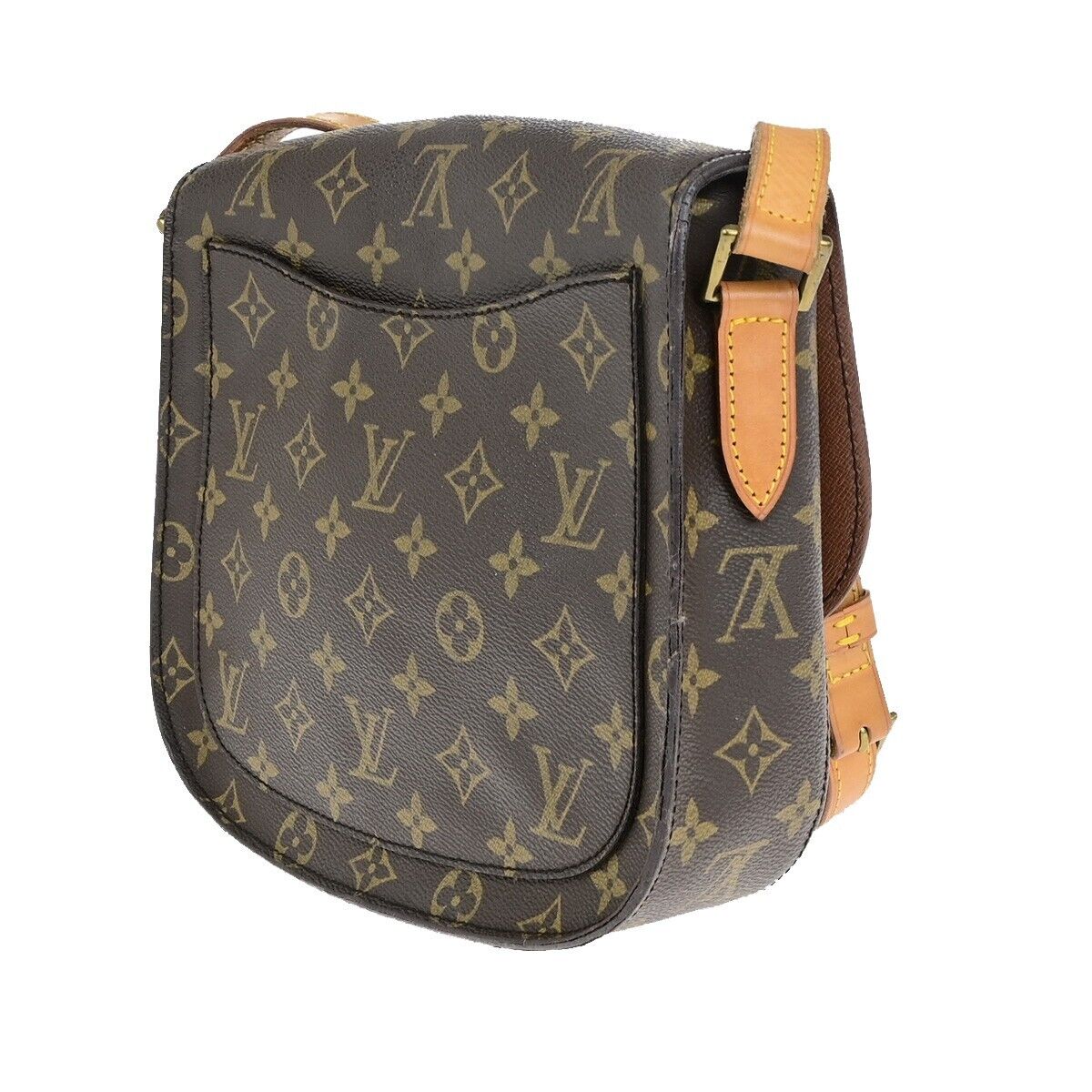 Louis Vuitton Saint Cloud Brown Canvas Shoulder Bag