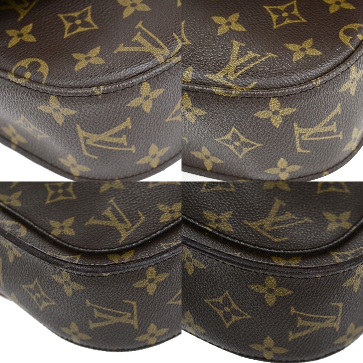 Louis Vuitton Saint Cloud Brown Canvas Shoulder Bag