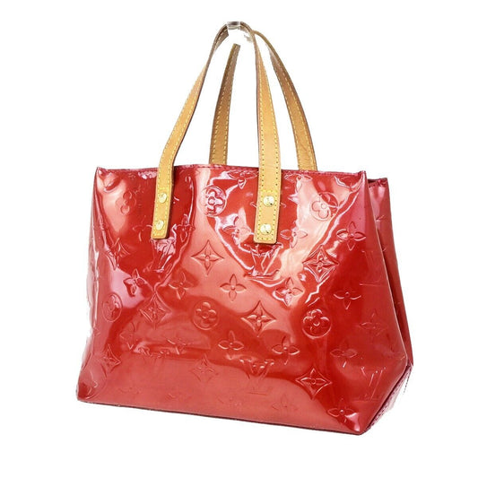 Louis Vuitton Lead Red Patent Leather Hand Bag