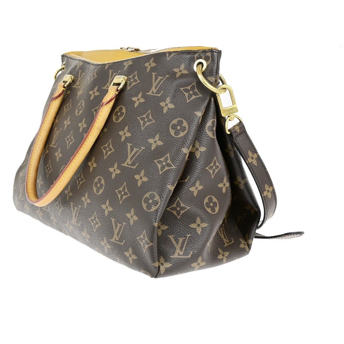 Louis Vuitton Pallas Brown Canvas Hand Bag