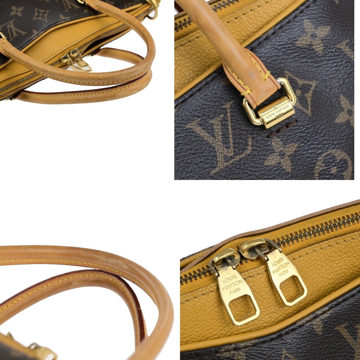 Louis Vuitton Pallas Brown Canvas Hand Bag