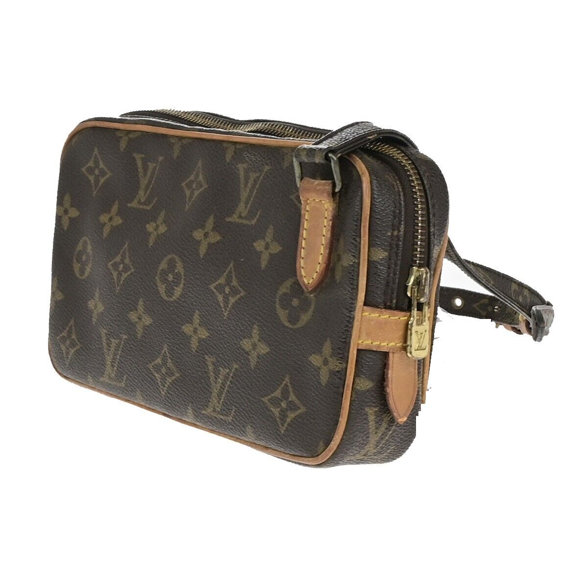 Louis Vuitton Marly Brown Canvas Shoulder Bag