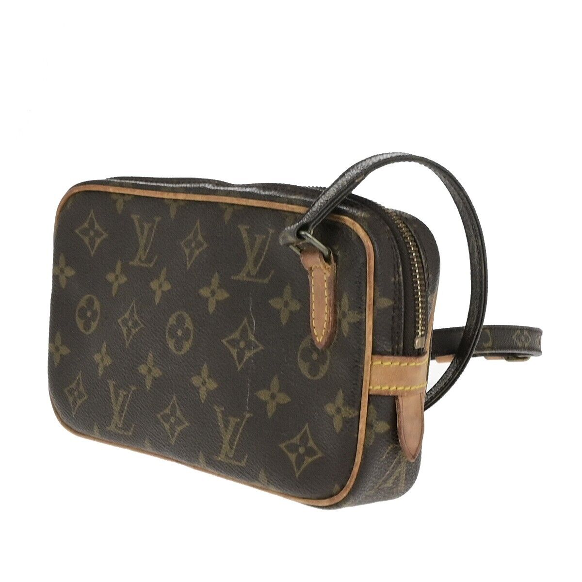 Louis Vuitton Marly Brown Canvas Shoulder Bag