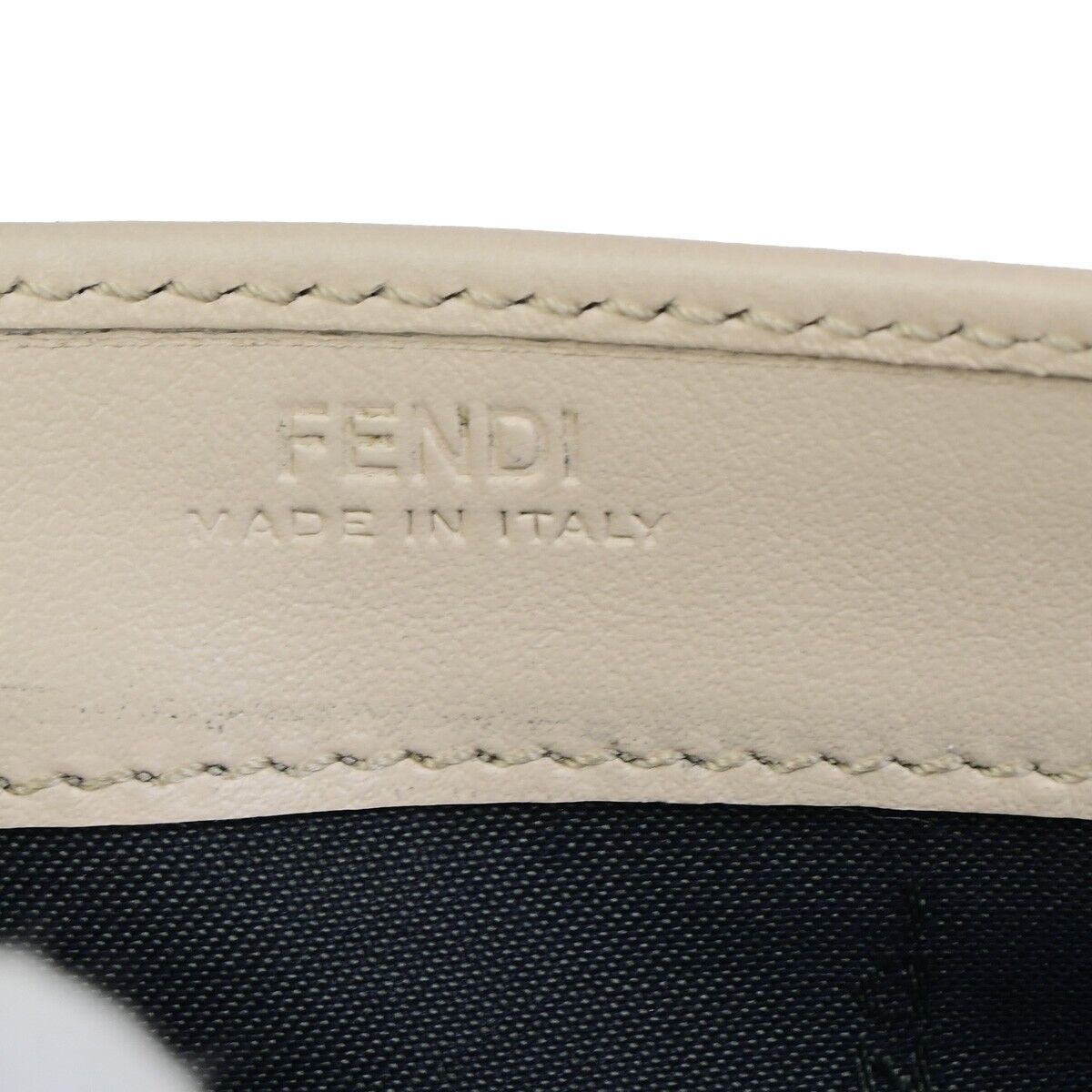 Fendi Continental Beige Leather Wallet Accessories