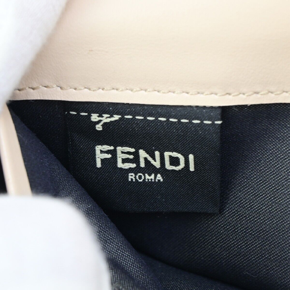 Fendi Continental Beige Leather Wallet Accessories