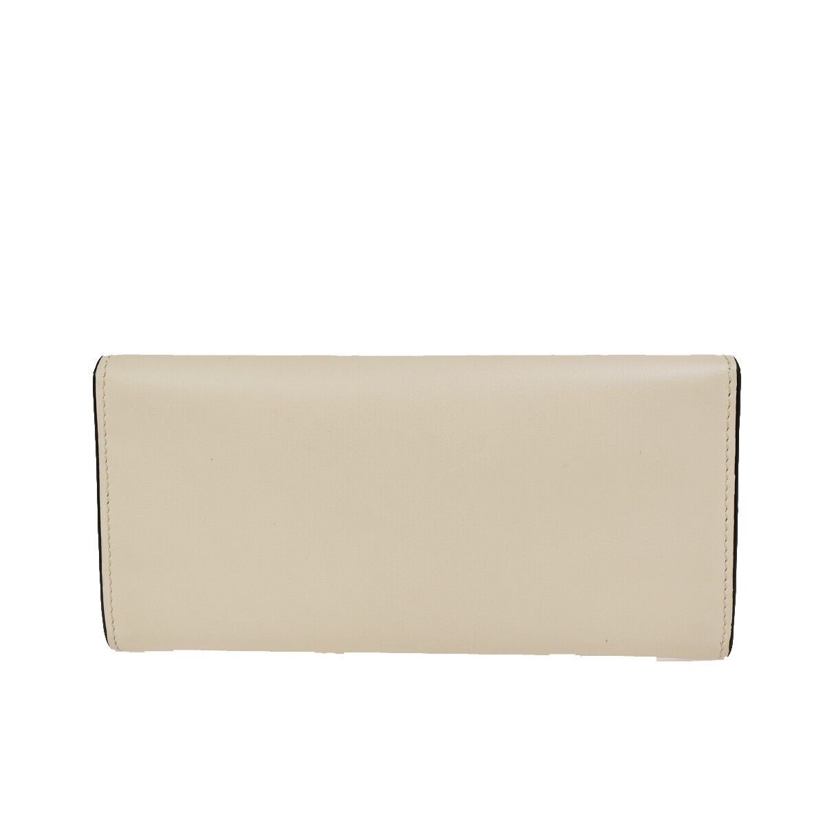 Fendi Continental Beige Leather Wallet Accessories