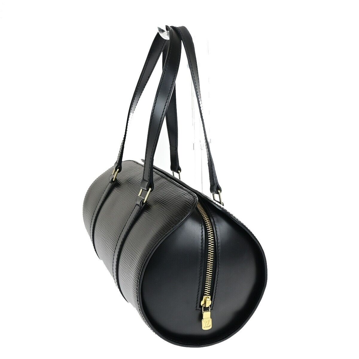 Louis Vuitton Soufflot Black Leather Shoulder Bag