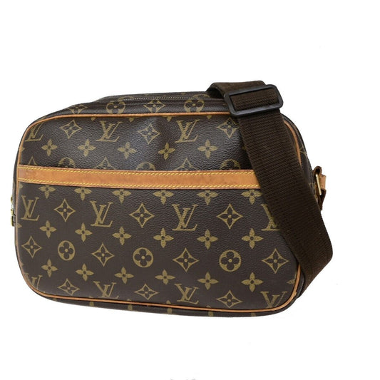 Louis Vuitton Reporter pm Brown Canvas Shoulder Bag