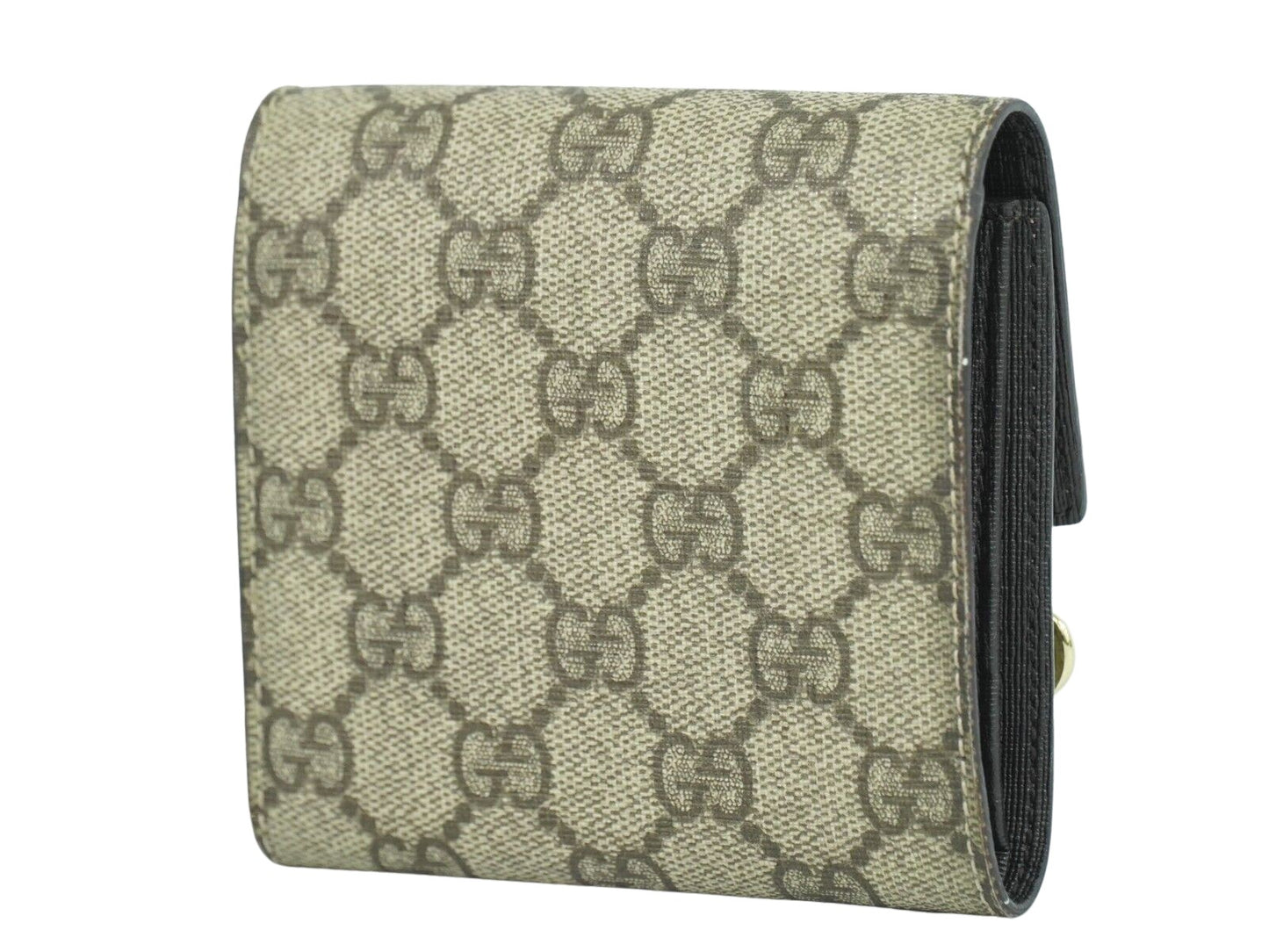 Gucci Interlocking G Beige Canvas Wallet Accessories