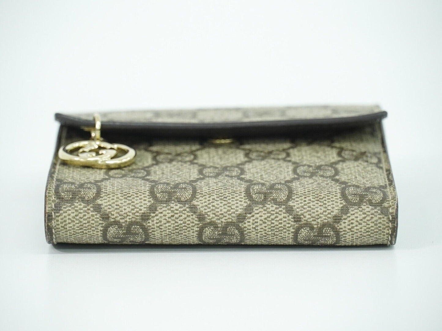 Gucci Interlocking G Beige Canvas Wallet Accessories