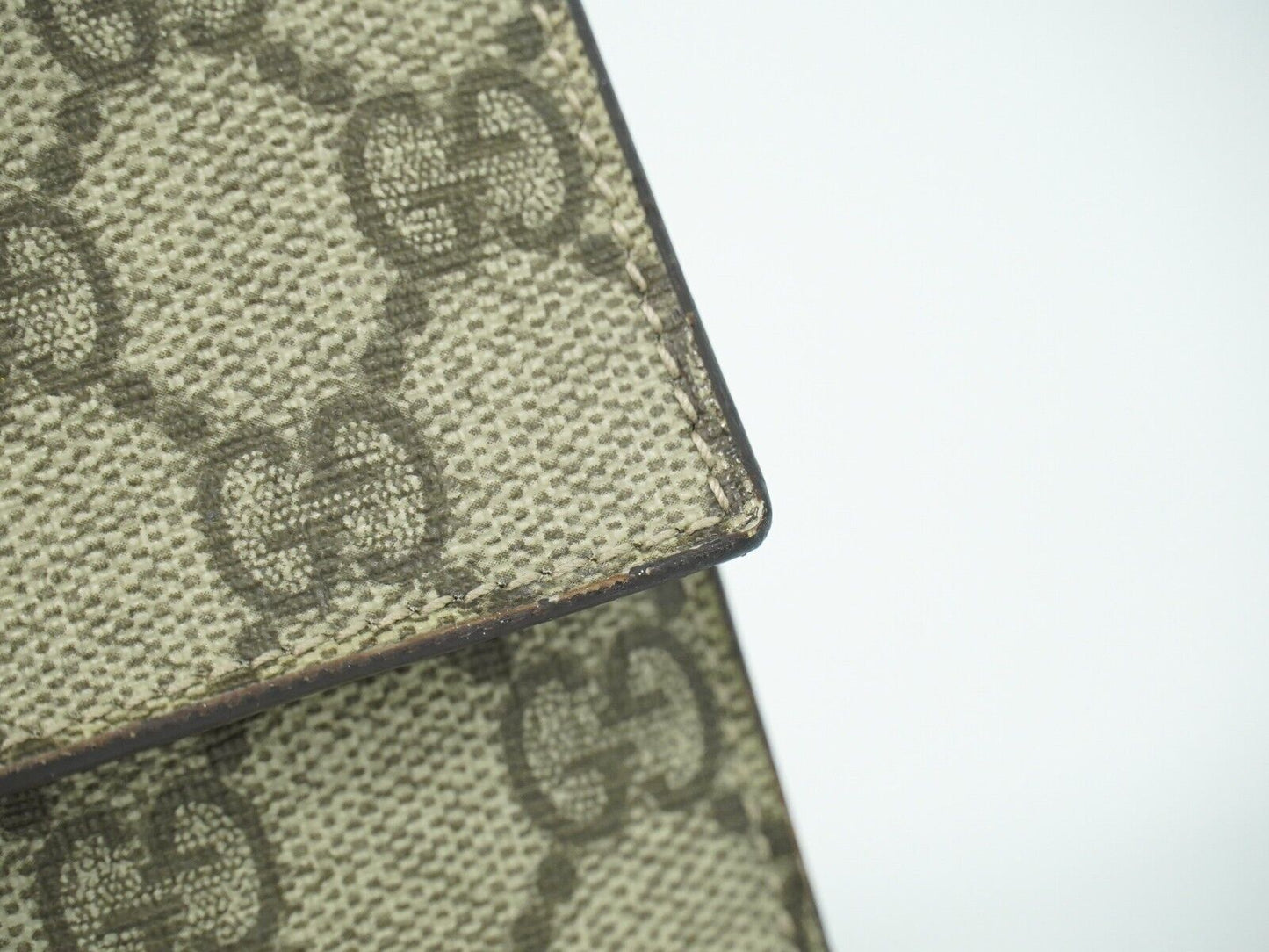 Gucci Interlocking G Beige Canvas Wallet Accessories