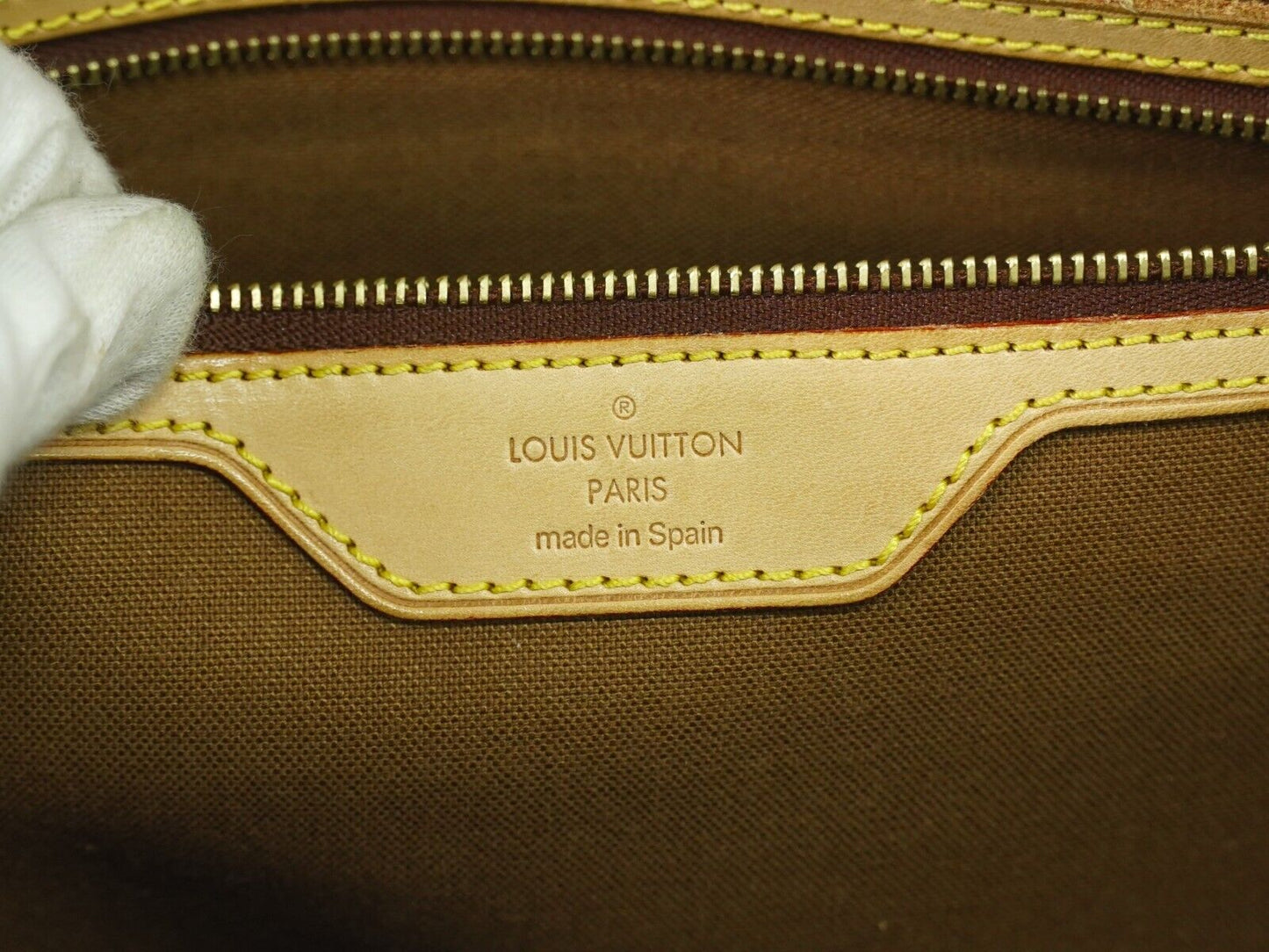 Louis Vuitton Brown Gold Plated Backpack Bag