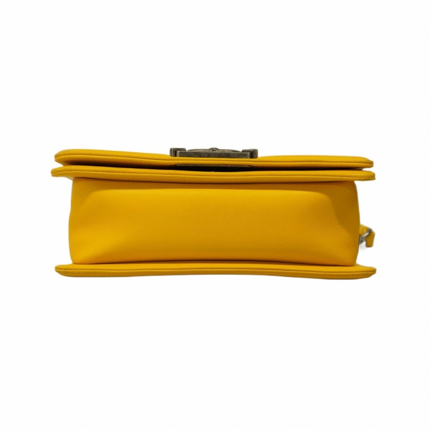 Chanel Boy Yellow Leather Shoulder Bag