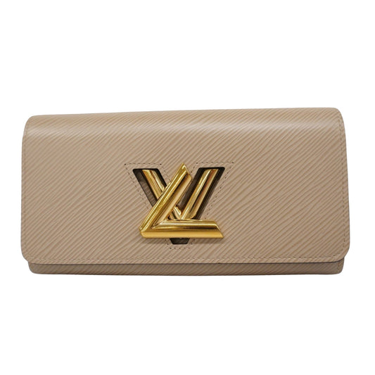 Louis Vuitton Twist Beige Leather Wallet Accessories