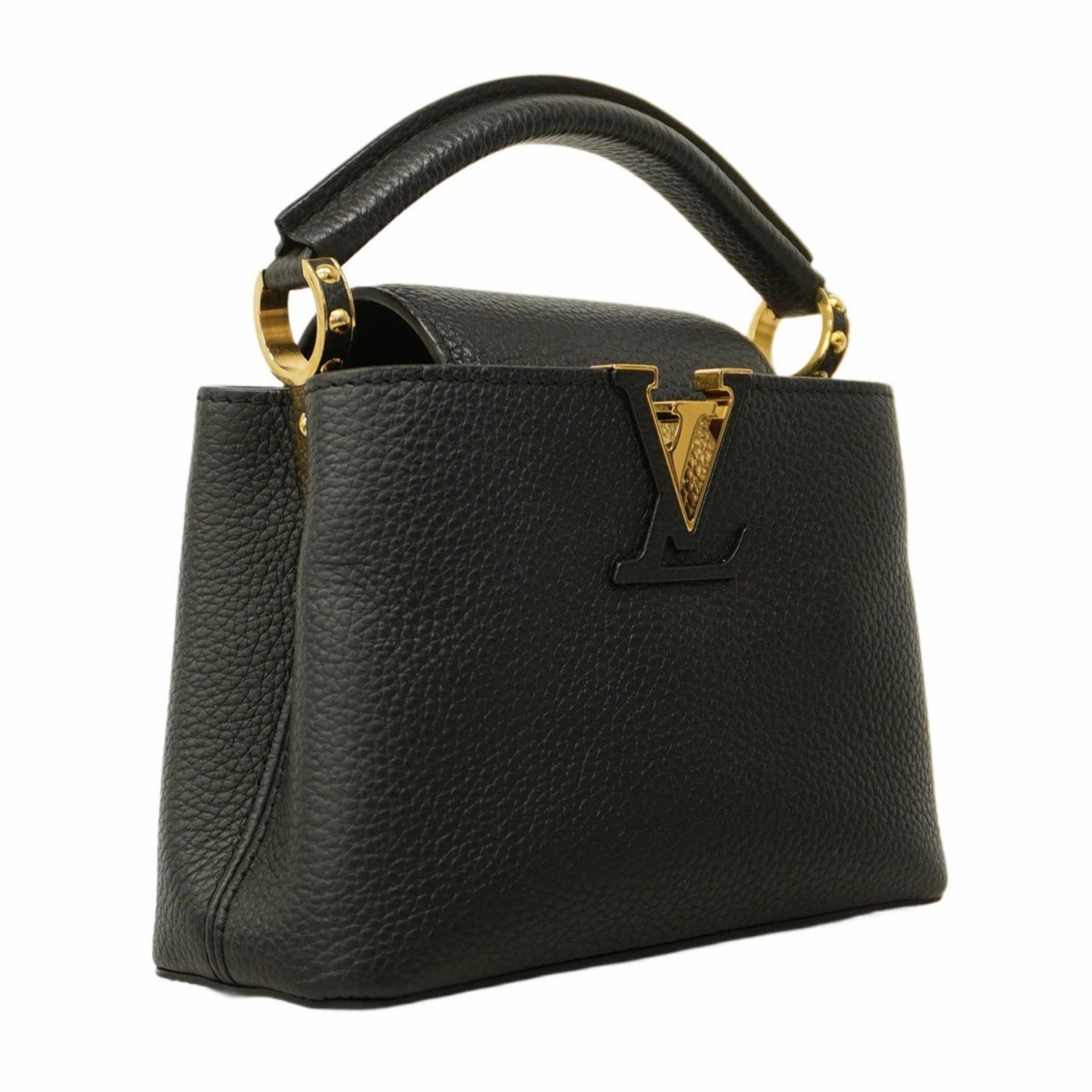 Louis Vuitton Capucines mini Black Leather Hand Bag