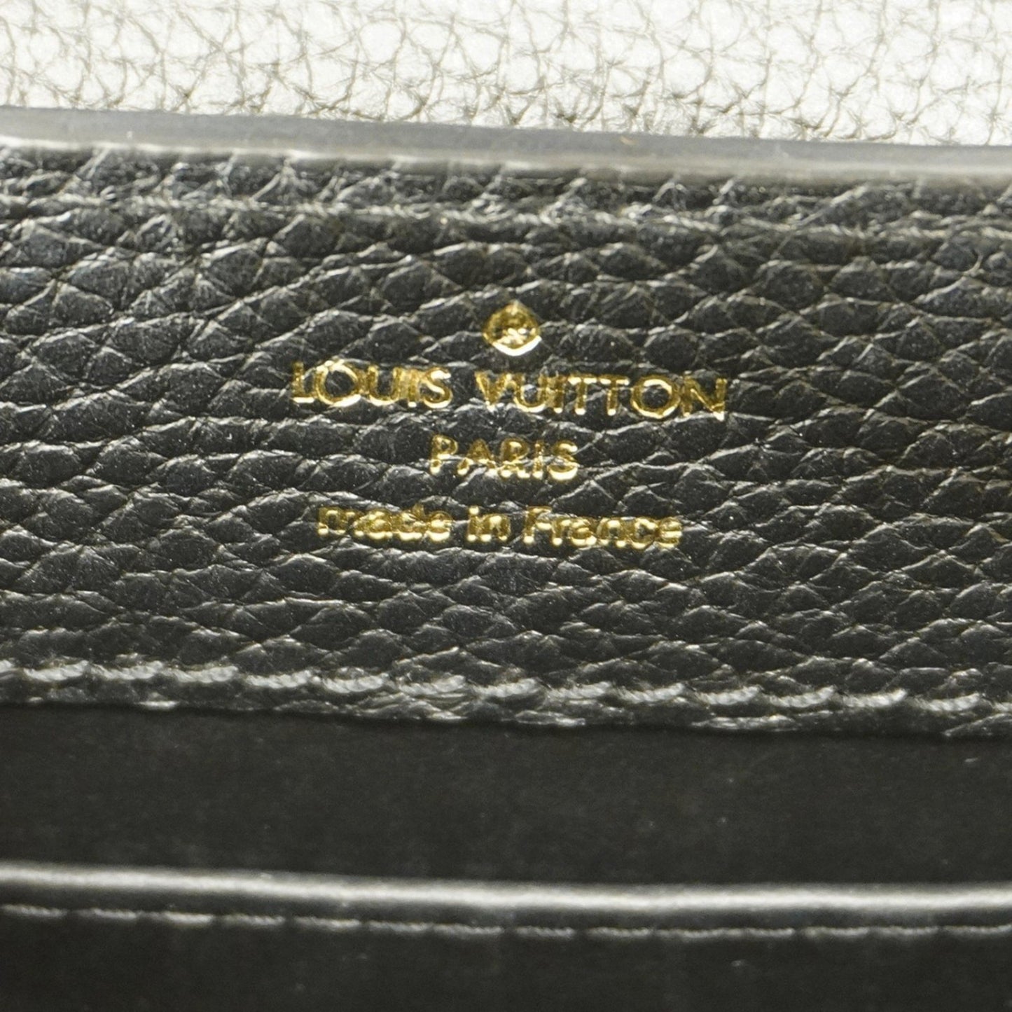 Louis Vuitton Capucines mini Black Leather Hand Bag