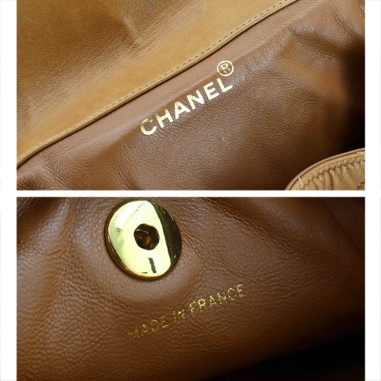 Chanel Duma Camel Leather Backpack Bag