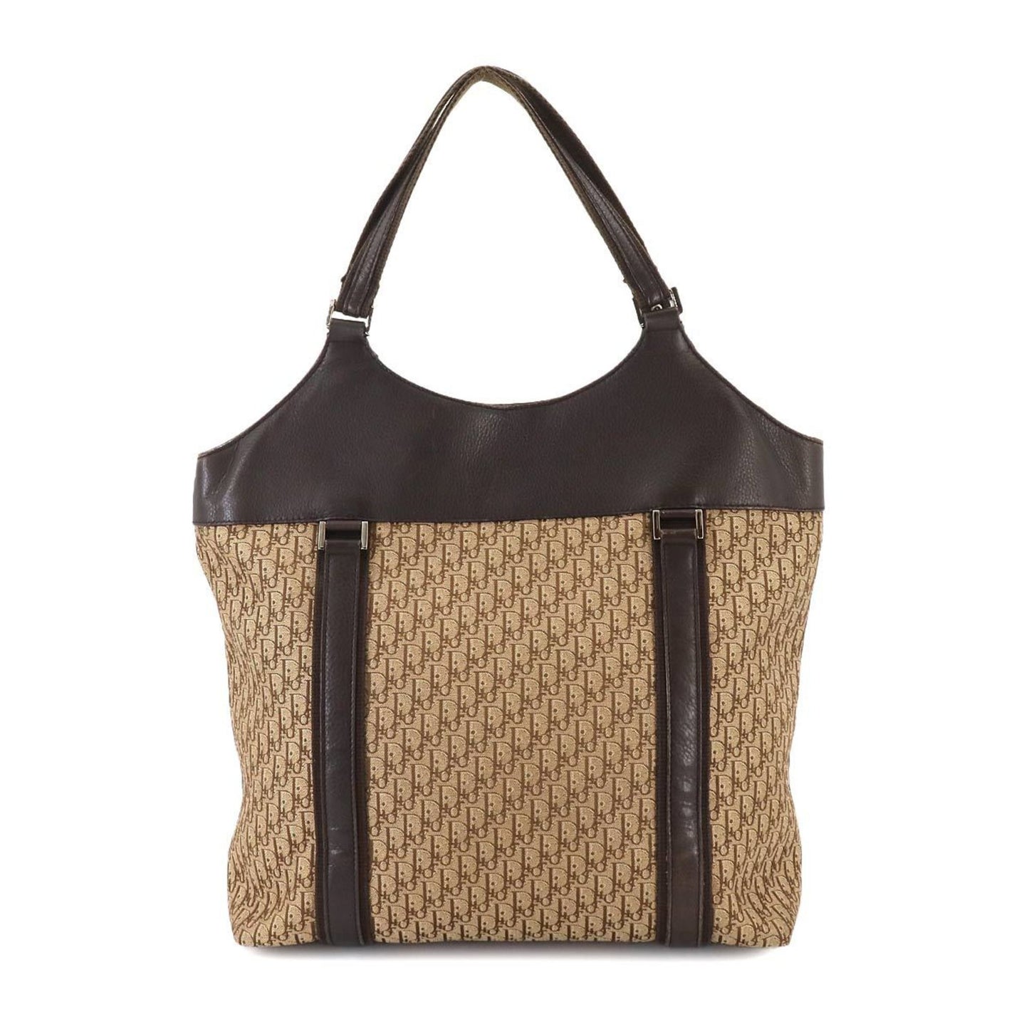 Dior Street chic Brown Canvas Tote Bag