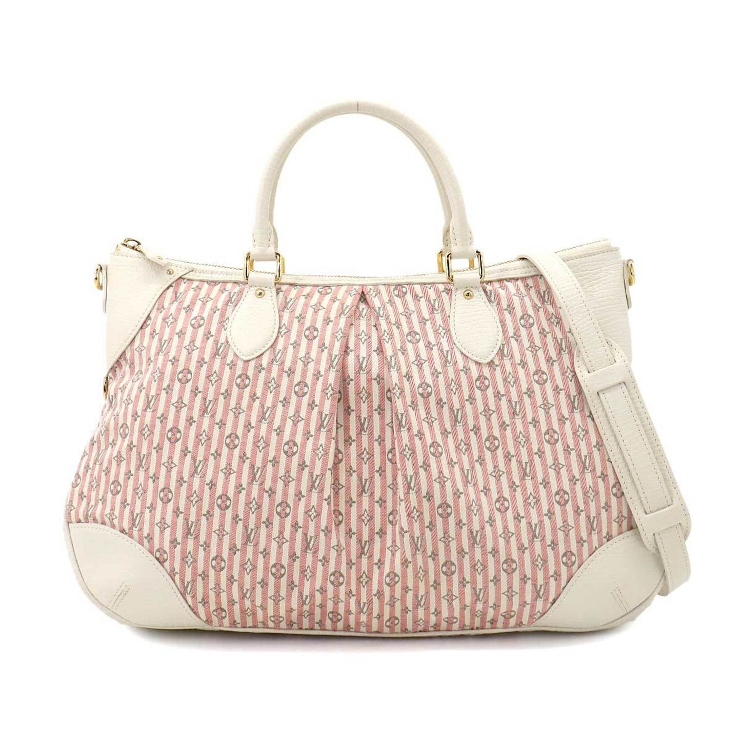 Louis Vuitton Marina GM White Canvas Hand Bag