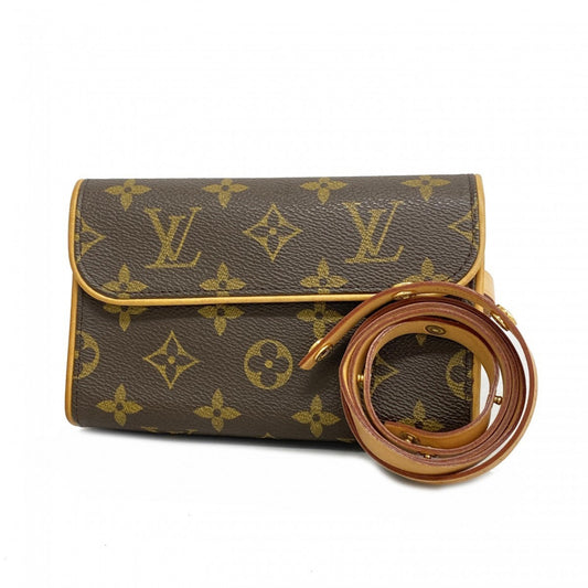 Louis Vuitton Florentine Brown Canvas Clutch Bag