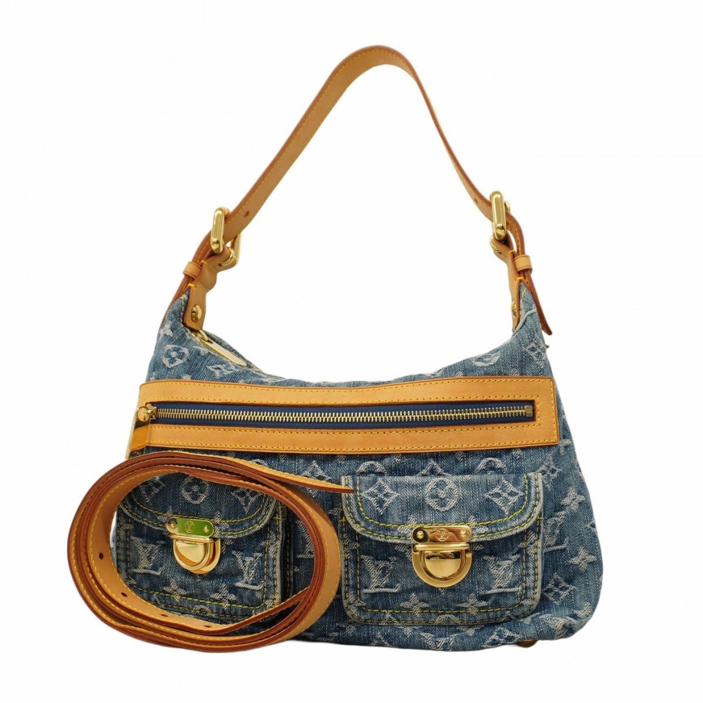 Louis Vuitton Baggy Blue Denim - Jeans Shoulder Bag