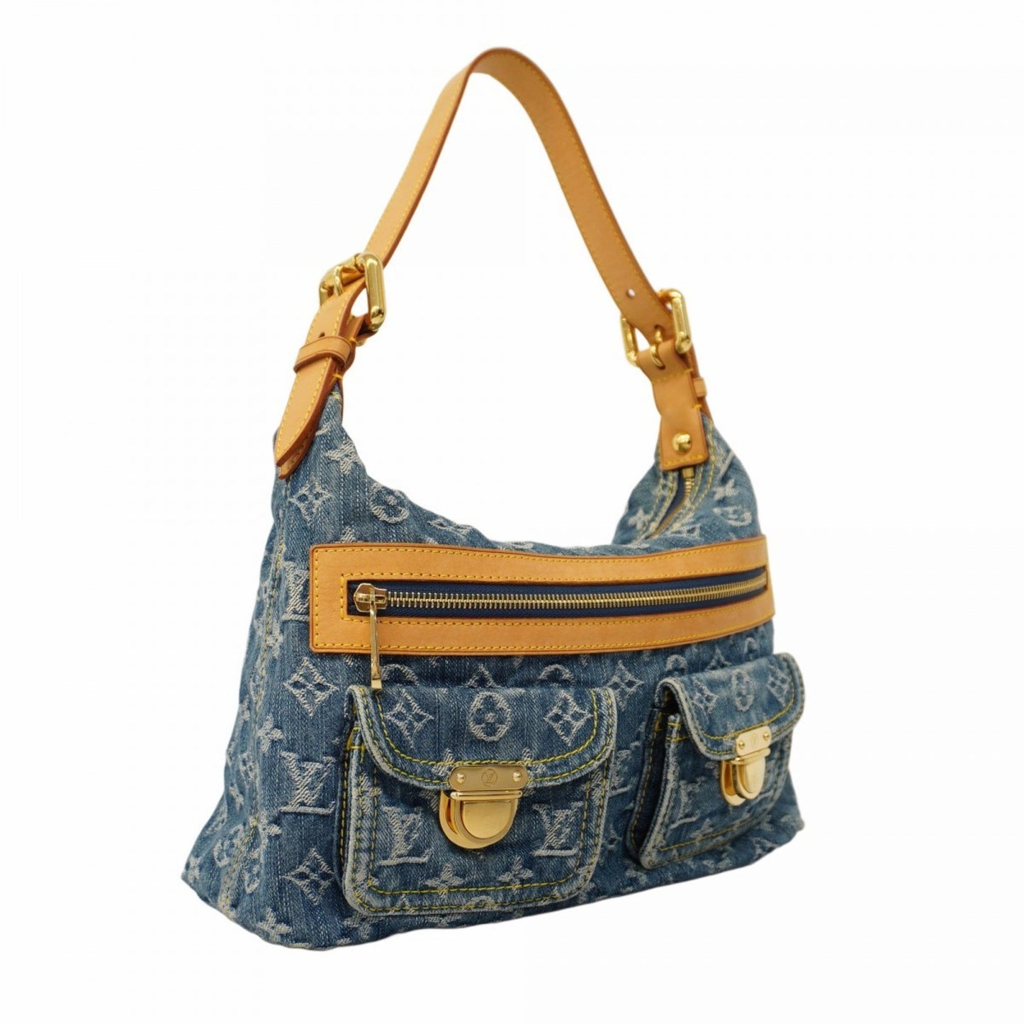 Louis Vuitton Baggy Blue Denim - Jeans Shoulder Bag