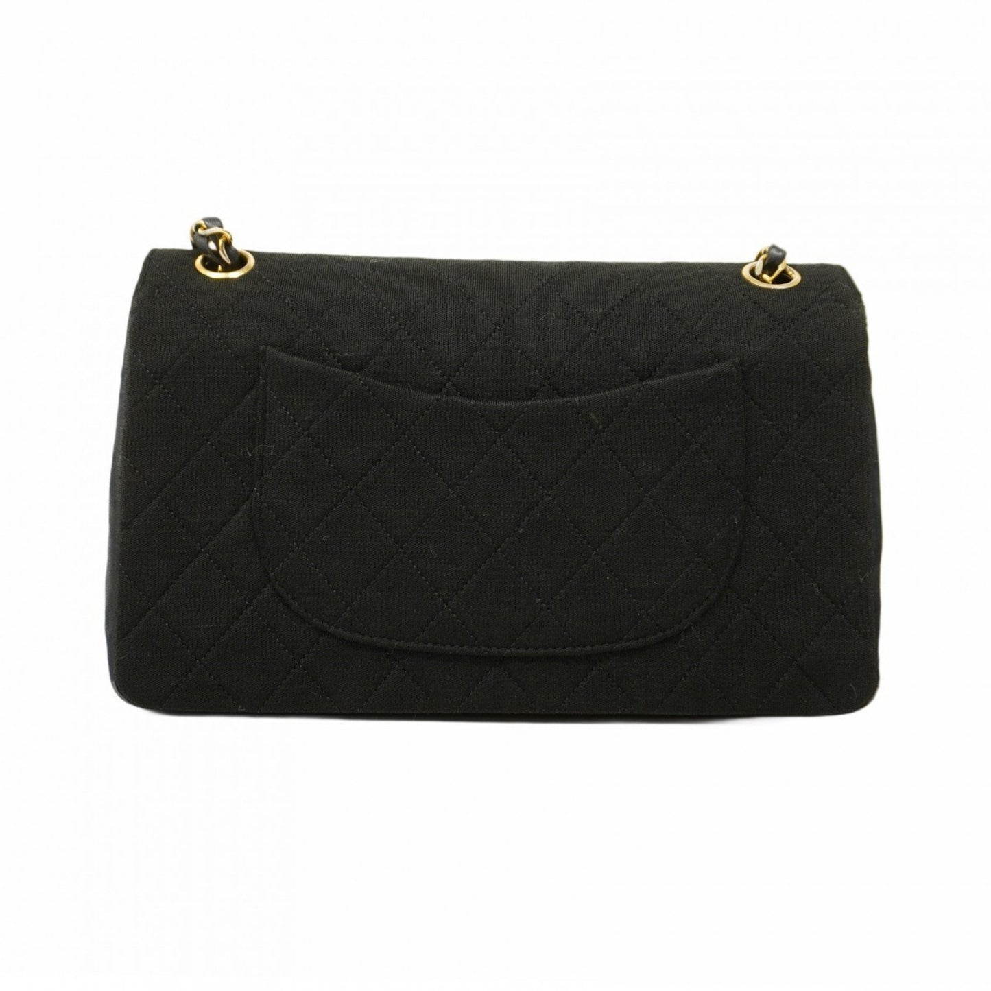 Chanel Timeless Black Cotton Shoulder Bag