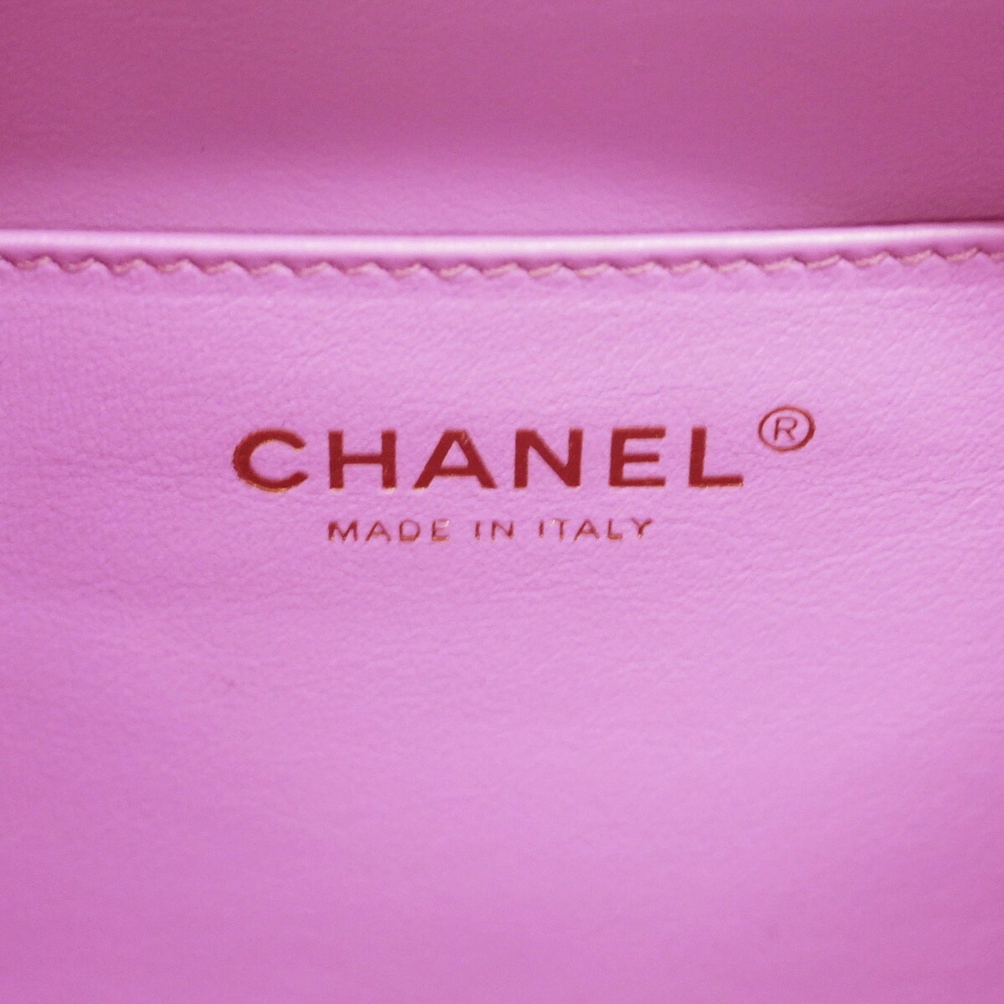 Chanel CC Filigree Pink Leather Shoulder Bag