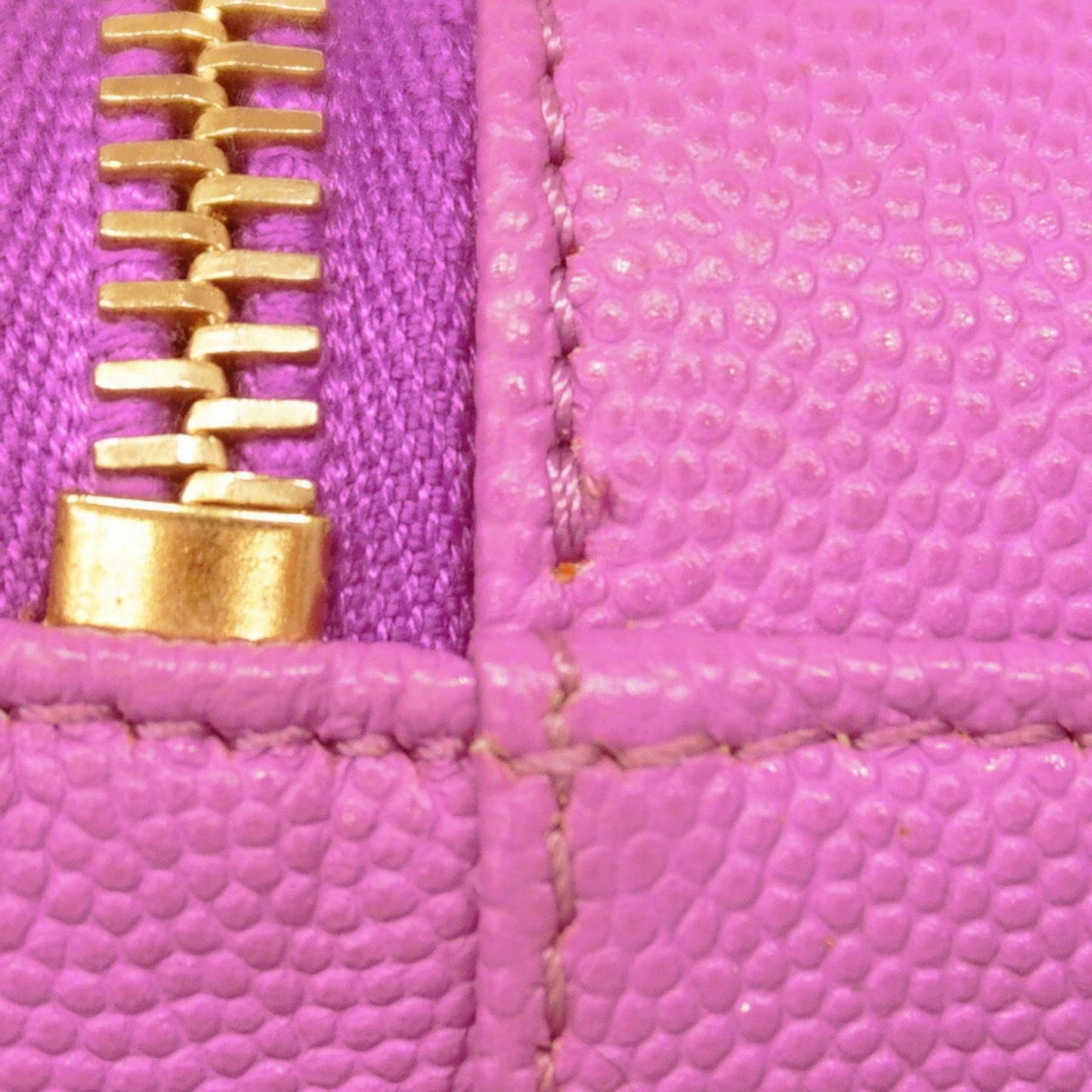 Chanel CC Filigree Pink Leather Shoulder Bag