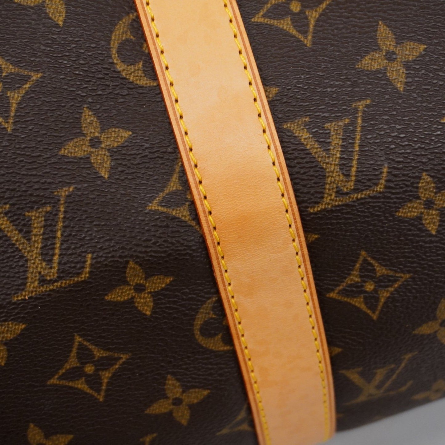 Louis Vuitton Keepall 50 Brown Canvas Travel Bag