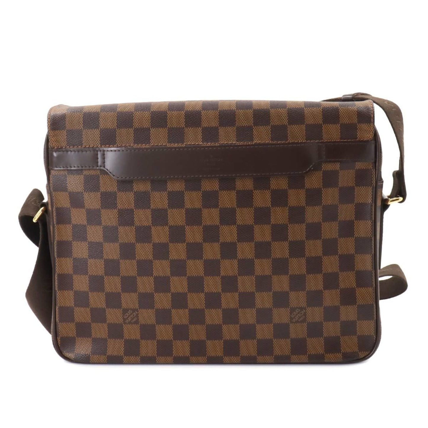 Louis Vuitton Shelton Brown Canvas Shoulder Bag