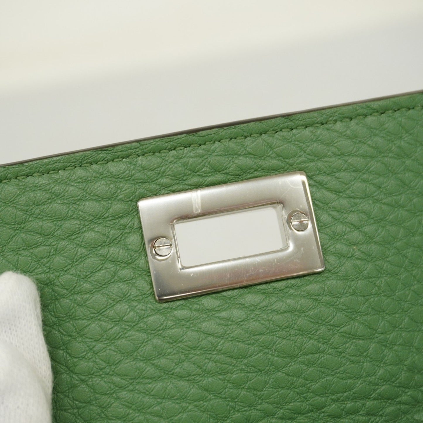 Fendi Green Leather Wallet Accessories