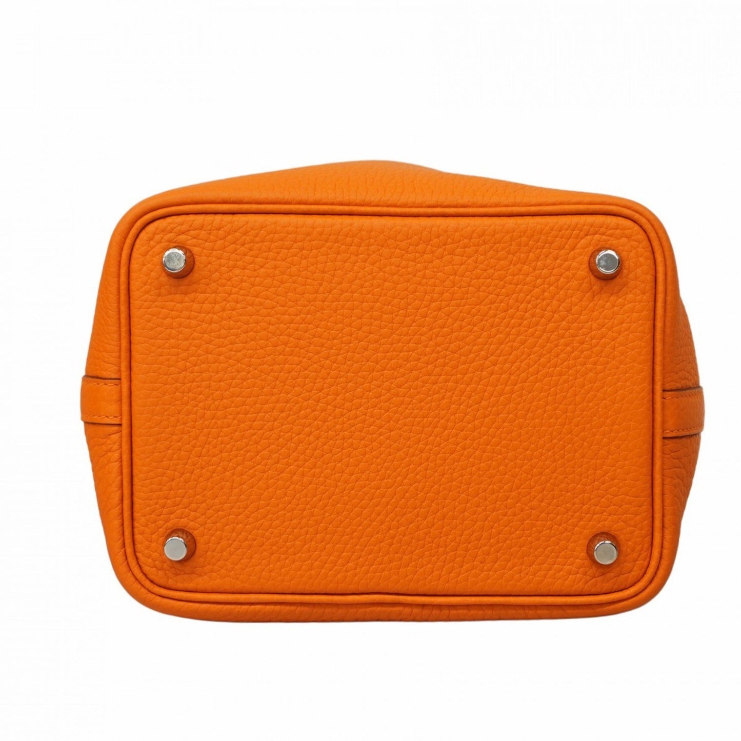 Hermès Picotin lock Orange Leather Hand Bag