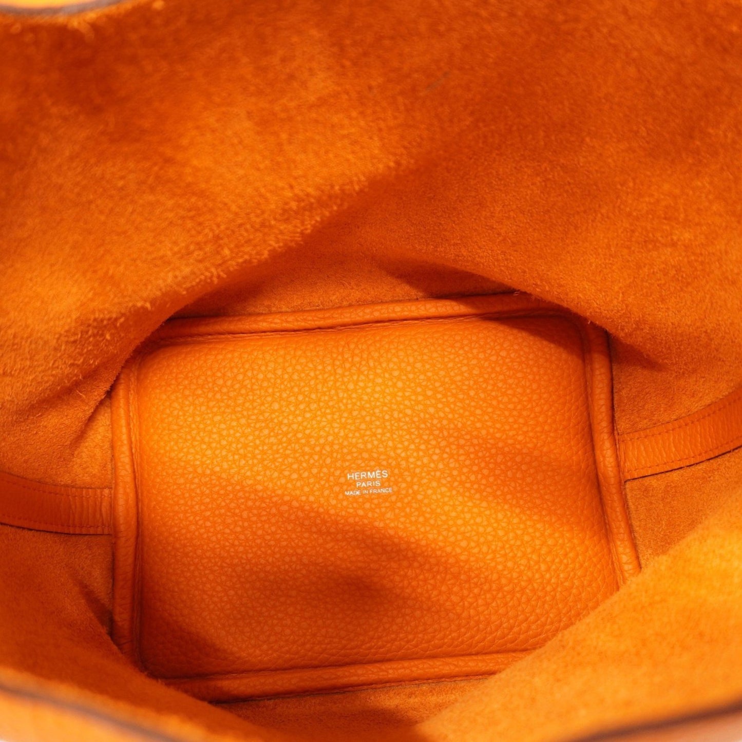 Hermès Picotin lock Orange Leather Hand Bag